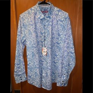 Robert Graham Dress Shirt. Brand New. NWT. Beautiful Paisley. Medium